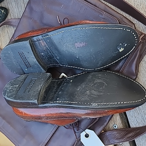 8 1/2 vintage wingtips mens shoes brown leather vintage Dexter main image 5